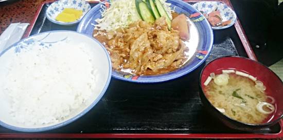 オモウマい店長野県「とら食堂の焼肉定食」
