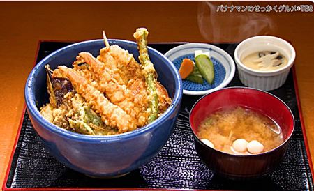 せっかくグルメ群馬県高崎市「天松の上天丼980円」